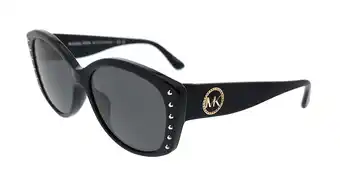 Walmart Michael Kors 0MK2175U 300587 Charleston Cateye Black Sunglasses for Womens offer