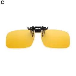 Walmart Unisex Sunglasses Clip On Flip Up Driving Glasses Anti-Glare Anti-UV Sun Holiday C4H2 offer