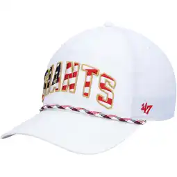 Walmart Men's '47 White San Francisco Giants Flag Flutter Hitch Snapback Hat - OSFA offer