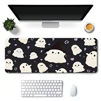 Walmart CSSAD Cute Ghost Mouse Pad Oversized Desk Pad Computer Keyboard Pad Mouse Pad offer