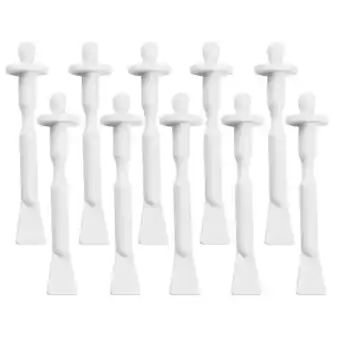 Walmart Reusable Spatula & Waxing Applicator Sticks - Pack of White Stick Makeup And with Double Ends offer