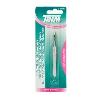 Walmart Trim 5-29B Slant Tip Tweezers - pack of 6 offer