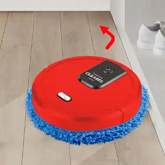 Walmart HBBKVI Lazy Household Mopping Robot, 1500mAh Battery, Low Noise Cleaning offer