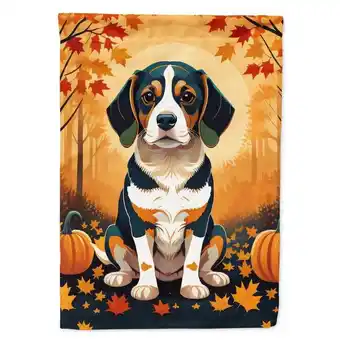 Walmart Carolines Treasures DAC1014CHF 40 x 28 in. Beagle Fall House Flag offer