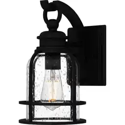 Walmart Quoizel Bwe8406 Bowles 12 Tall Outdoor Wall Sconce - Black offer