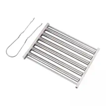 Walmart DOMELAY 3xHot Dog Roller Nonstick Stainless Steel for Griddle BBQ Tool Hot Dog Griller 18cmx24cm offer