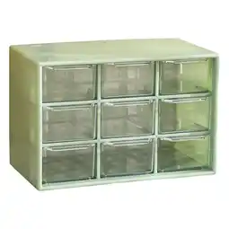 Walmart Universal organizer, Plastic, 9 storage spaces, White/Beige offer