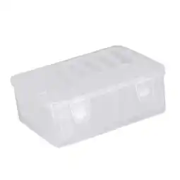 Walmart 15 Pieces Small Bead Organizers with Hinged Lid for Crafts Small Items Beads offer