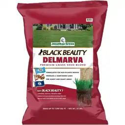 Walmart Jonathan Green Black Beauty Delmarva Mix Grass Seed, 25lb offer