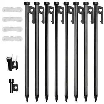 Walmart Eurmax Canopy Steel 11.8 Tent Stakes (8 Pack) offer