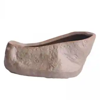 Walmart oshhnii 5xCeramic Succulent Pot Stone Shape Plants Holders for Festival Wedding Indoor C and Small offer