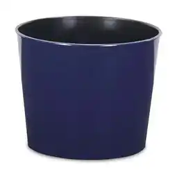 Walmart Cheungs PP-102NB 7 in. Round Planter with A Tapered Body - Navy Blue offer