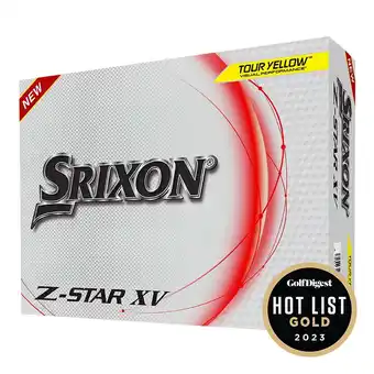 Walmart Srixon Z-Star XV Golf Balls, Yellow, 12 Pieces offer