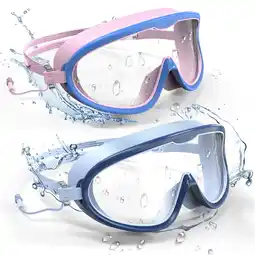 Walmart GPED No Leaking Anti Fog Swimming Goggles, Multicolor (Pack of 2) offer