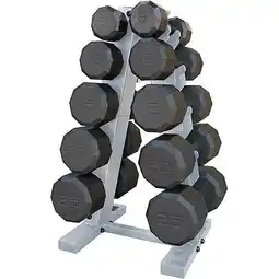 Walmart CAP Barbell 150 Lbs. Eco Dumbbells Set with Rack offer