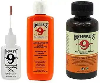 Walmart Hoppe's Oil Combo Pack - No. 9 Precision Bundled with 2-1/4 oz Refill 2oz No 9 Cleaning Solvent offer