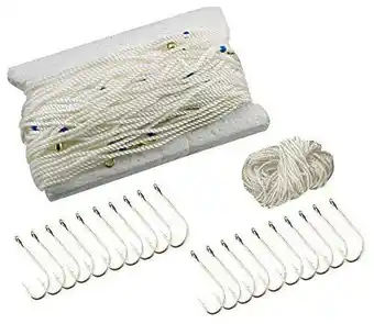 Walmart Mudville Floating Trot Line White, 100', for Catfishing offer