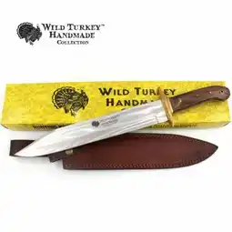 Walmart Wild Turkey Handmade Collection 17.25 Fixed Blade Hunting Knife offer