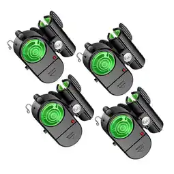 Walmart New 4Pcs Fishing Bite Alarm, Sensitive Electronic Alarms Indicator, Sound Alert Bell with LED Lights offer