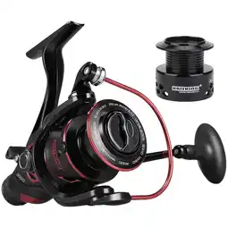 Walmart KastKing Sharky Baitfeeder III Spinning Reel 10+1 Shielded Stainless Steel Carbon Fiber Drag-3000 offer