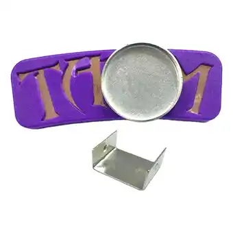 Walmart AMLESO Chalk Holder Compact Pool Billiard Cue Chalk Tip Case Iron with Clip Violet offer