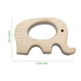 Walmart yelldesk clearance Baby Teether Beech Wooden Molar Toys Baby Teething Comfort Toys 9 Style offer