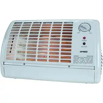 Walmart Portable Fan Forced Radiant Heater With Thermostat offer