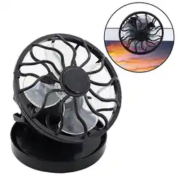 Walmart Kiplyki Wholesale Portable Clip On Solar Cell Fan Sun Power Energy Panel Cooling Summer Cooler offer