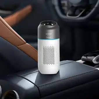 Walmart perfk Car Air Purifier Desktop Portable Air Purifier for Home Bedroom Nursery offer