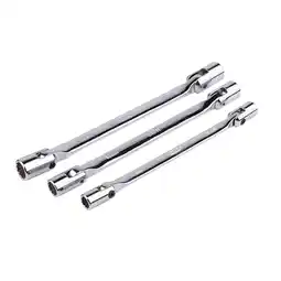 Walmart 3pcs Metric Double 12 Point Swivel Head Wrench Set Flexible Socket Spanner Tool offer