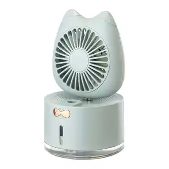 Walmart BLNVKOP USB Fan Humidifier Multifunction Desktop Fan Humidifying Fan Night Three In - Fans For Home offer