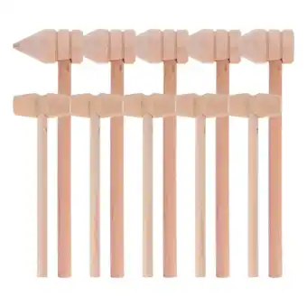 Walmart Stri 10pcs Children Toy Hammers Mini Mallets Small Hammers Creative Wood Hammer offer