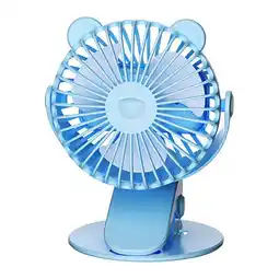 Walmart BLNVKOP Protable Clip Fan USB Mini Fan Table Fan 3-Speed Wind - Fans For Home offer