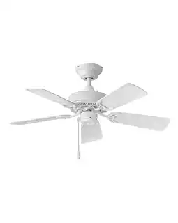 Walmart Hinkley Lighting Cabana 36 White Downrod Indoor/Outdoor Blades Ceiling Fan offer