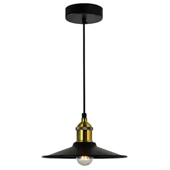 Walmart CWI Lighting Brave 1 Light Metal Indoor Mini Pendant in Black offer