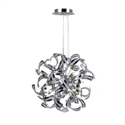 Walmart CWI Lighting Swivel 12 Light Contemporary Metal Chandelier in Chrome offer