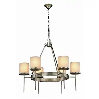 Walmart Elegant Lighting Bradford 35 6 Light Chandelier in Vintage Nickel offer