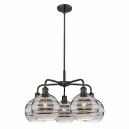 Walmart Innovations Lighting - Rochester - 5 Light Stem Hung Chandelier In Industrial offer