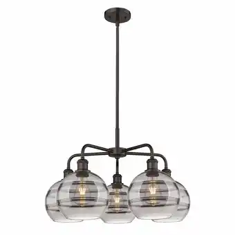 Walmart Innovations Lighting - Rochester - 5 Light Stem Hung Chandelier In Industrial offer