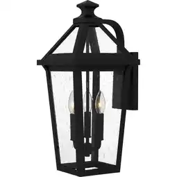 Walmart Quoizel Blv8409 Boulevard 3 Light 22 Tall Outdoor Wall Sconce - Black offer