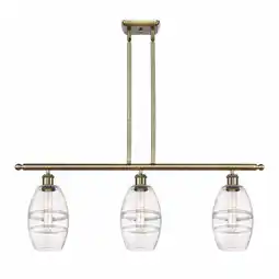 Walmart Innovations Lighting 516-3I-9-36 Vaz Linear Vaz 3 Light 36 Wide Linear Pendant - Brass offer