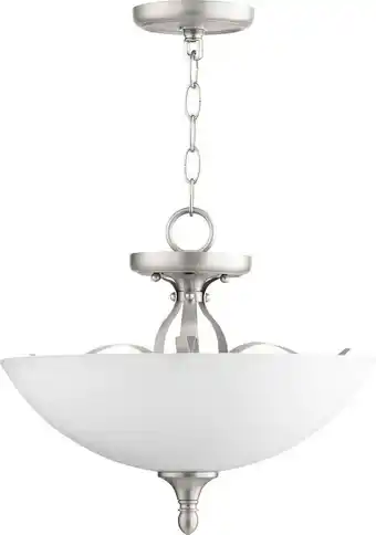 Walmart Quorum International 2827-15 Jardin 3 Light 15 Wide Pendant / Semi-Flush Ceiling Fixture offer