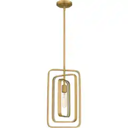 Walmart Quoizel Pcdpr1510 Platinum 10 Wide Mini Pendant - Brushed Weathered Brass offer