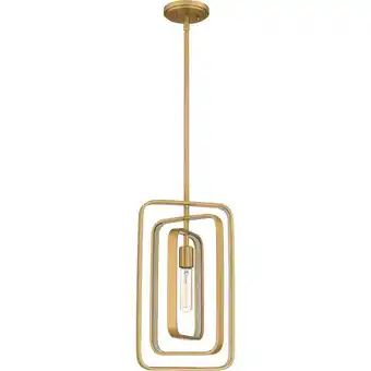 Walmart Quoizel Pcdpr1510 Platinum 10 Wide Mini Pendant - Brushed Weathered Brass offer