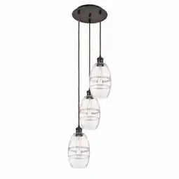 Walmart Innovations Lighting - Vaz - 3 Light Cord Hung Multi Pendant In Industrial offer