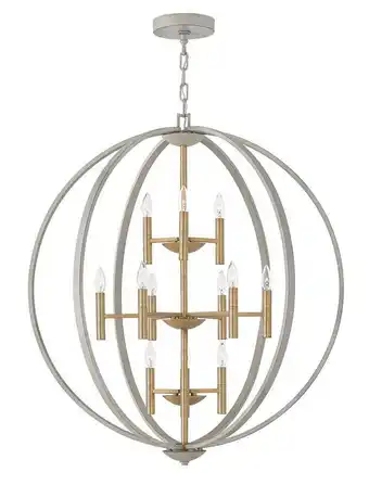 Walmart Hinkley Lighting - 12 Light Foyer Chandelier - Foyer - Euclid - 12 Light Large offer