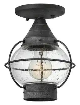 Walmart Hinkley Lighting - Cape Cod - 1 Light Small Outdoor Flush Mount in offer