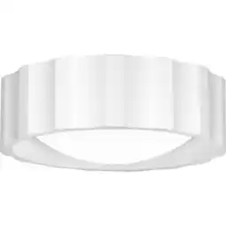 Walmart Quoizel Qfl6173 Roscoe 2 Light 15 Wide Flush Mount Drum Ceiling Fixture - White offer