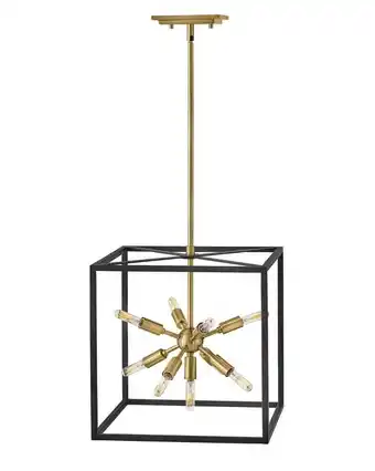 Walmart Hinkley Lighting 46317 Aros 9 Light 15 Wide Abstract Lisa Mcdennon Pendant - Black / Warm offer