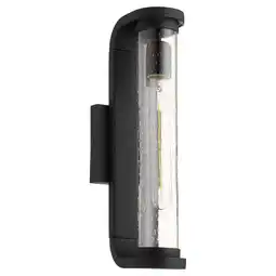 Walmart Quorum International 750-15 Vitro 15 Tall Outdoor Wall Sconce - Noir offer